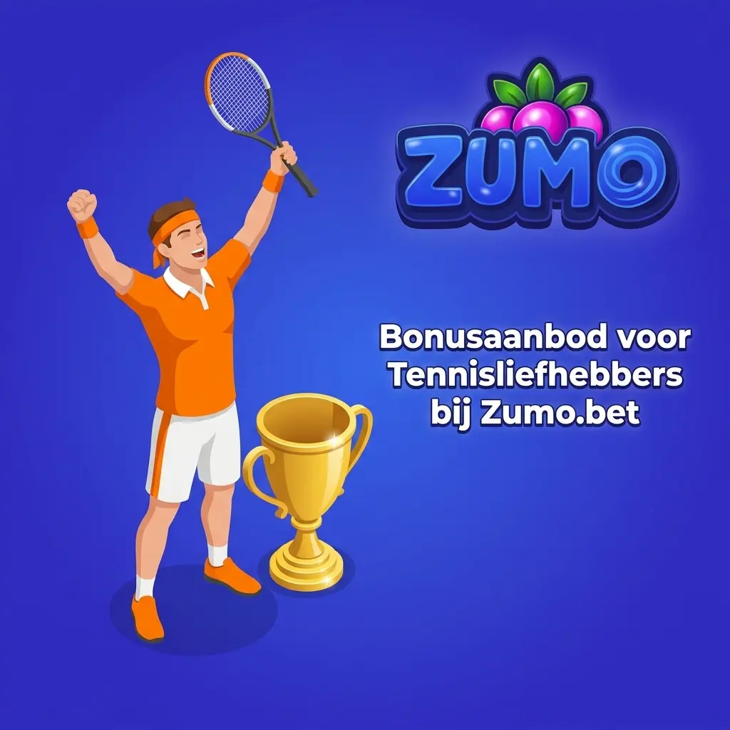 Zumo.bet welkomstbonus voor tennisliefhebbers op sportweddenschappen inclusief live en pre-match markten