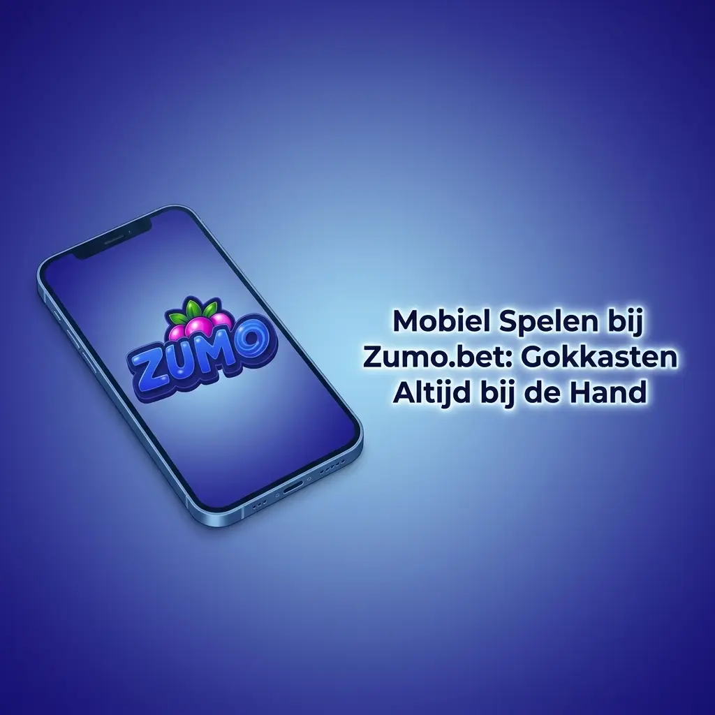 Zumo.bet mobiele app met gokkasten op smartphone, overzichtelijke interface voor Android en iOS