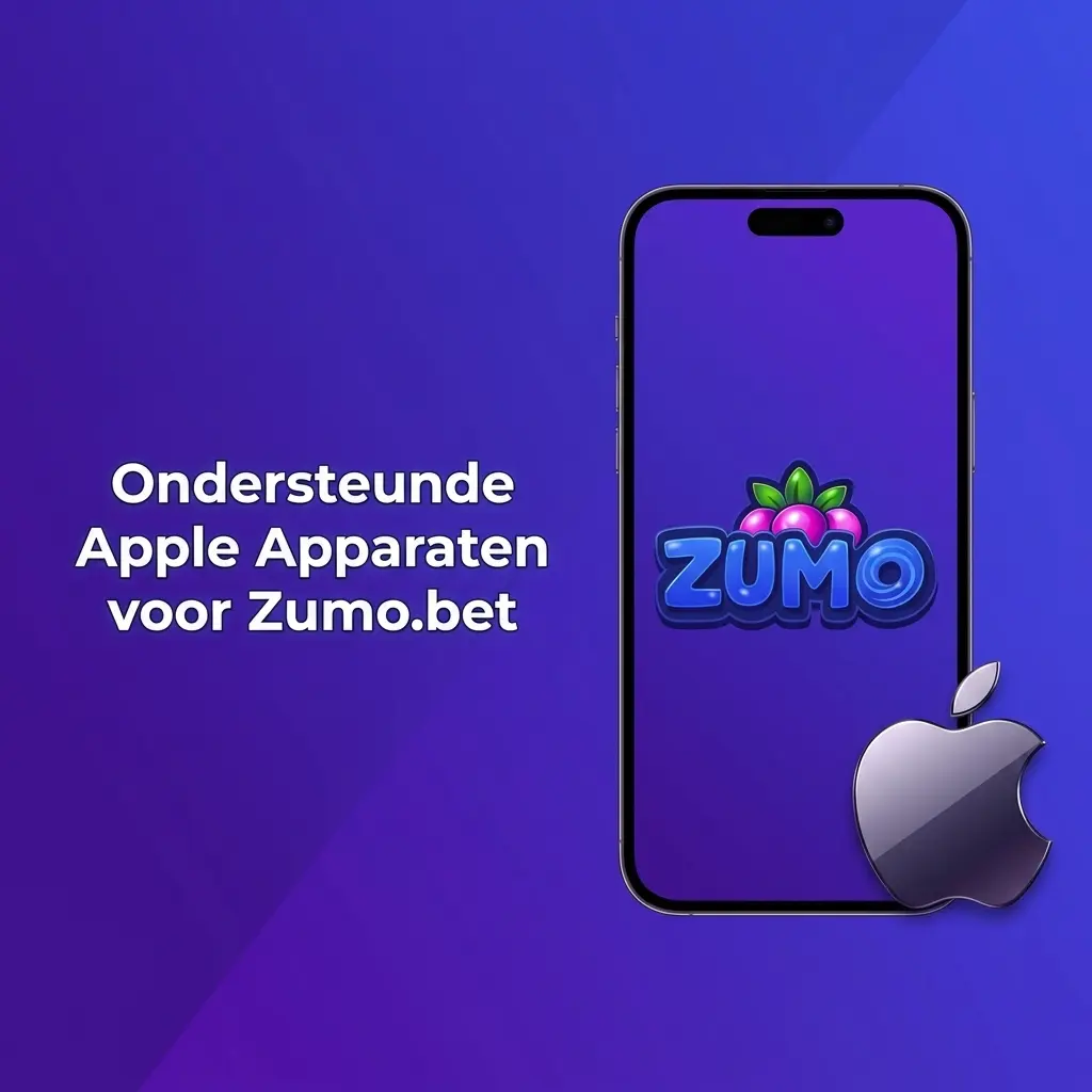 Ondersteunde Apple apparaten voor Zumo.bet PWA app: iPhone SE, 11 t/m 16 Pro, iPad Air en Pro, iPod Touch