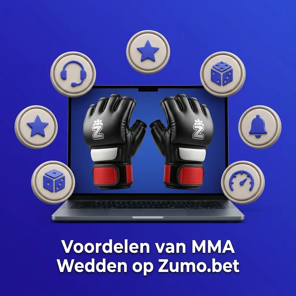 Voordelen van MMA wedden op Zumo.bet: breed aanbod, live inzetten en KSA-vergunning voor Nederland.