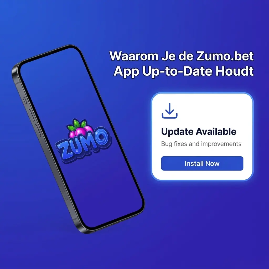 Zumo.bet app up-to-date houden voor betere prestaties, veiligheid en toegang tot nieuwe functies en spellen