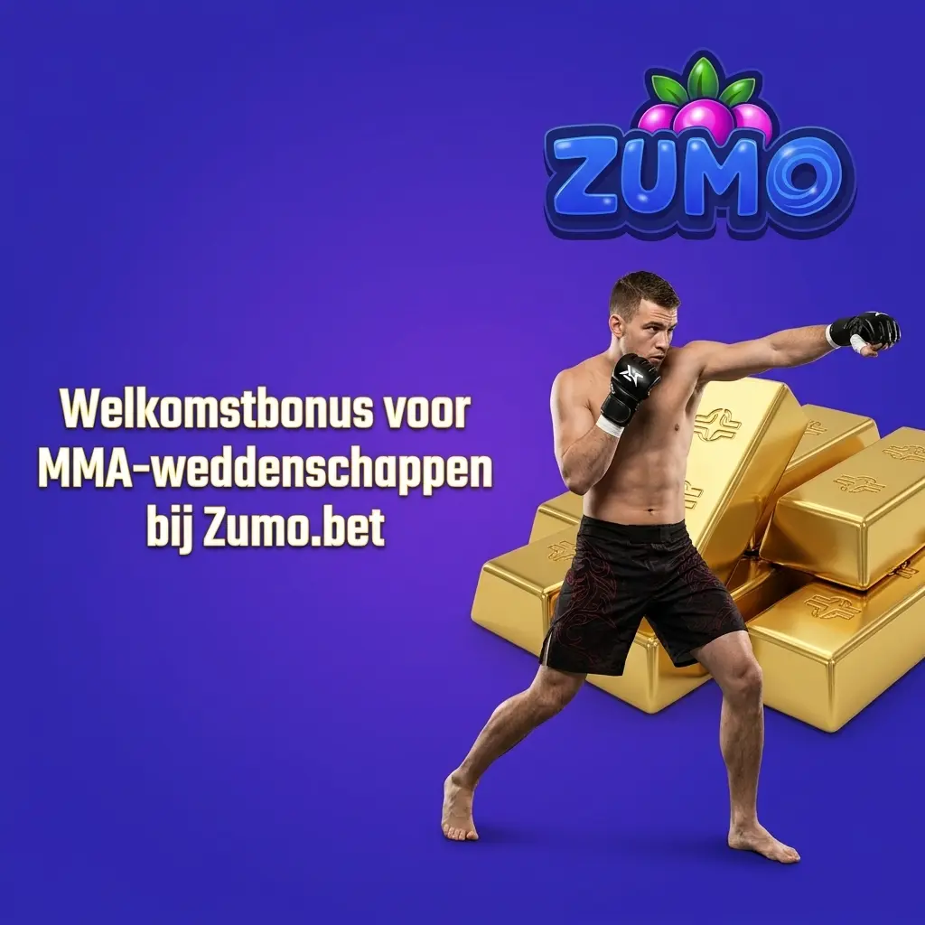 Welkomstbonus Zumo.bet voor nieuwe gebruikers op MMA-weddenschappen met bonusgeld na eerste storting