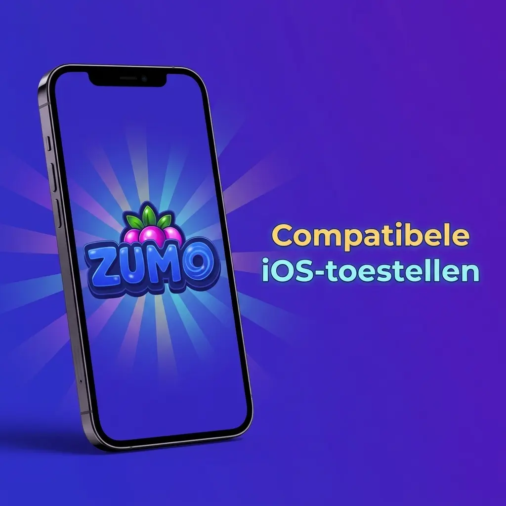 Compatibele iOS-toestellen voor Zumo.bet app, waaronder iPhone X tot 15 en iPad modellen vanaf 8e generatie