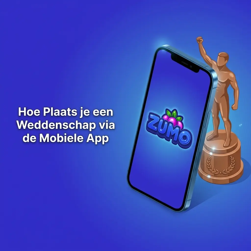 Stappen om een weddenschap te plaatsen via de Zumo.bet mobiele app op smartphone