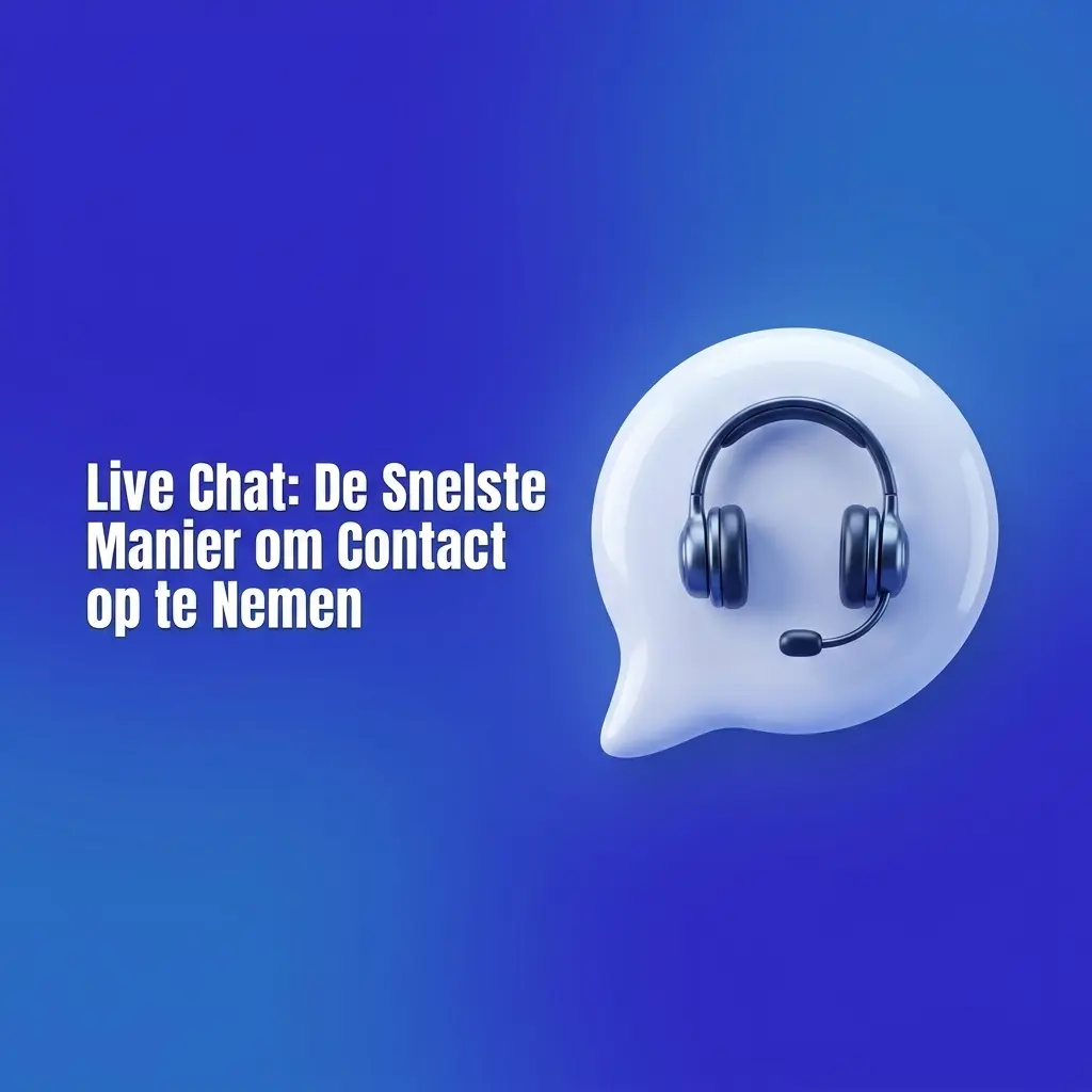 Live chat klantenservice 24/7 beschikbaar voor snelle hulp bij accountvragen, stortingen en technische problemen