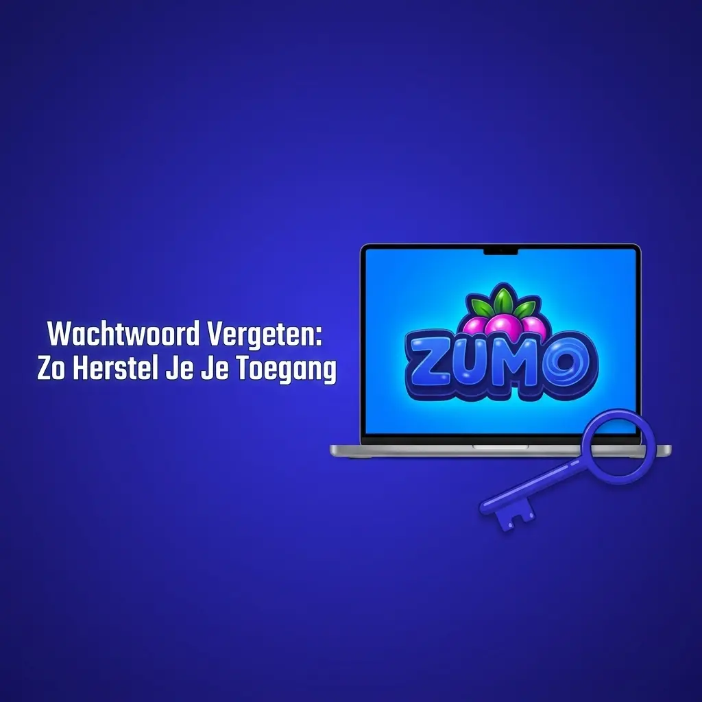 Stappen om vergeten wachtwoord te herstellen via Zumo.bet inlogpagina en herstelmail