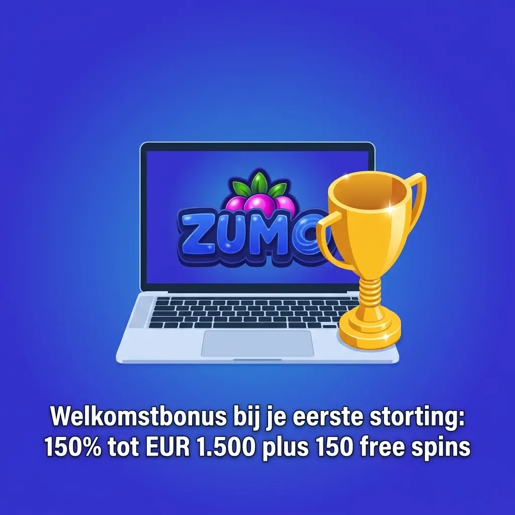 Zumo.bet welkomstbonus: 150% tot EUR 1.500 plus 150 free spins bij eerste storting